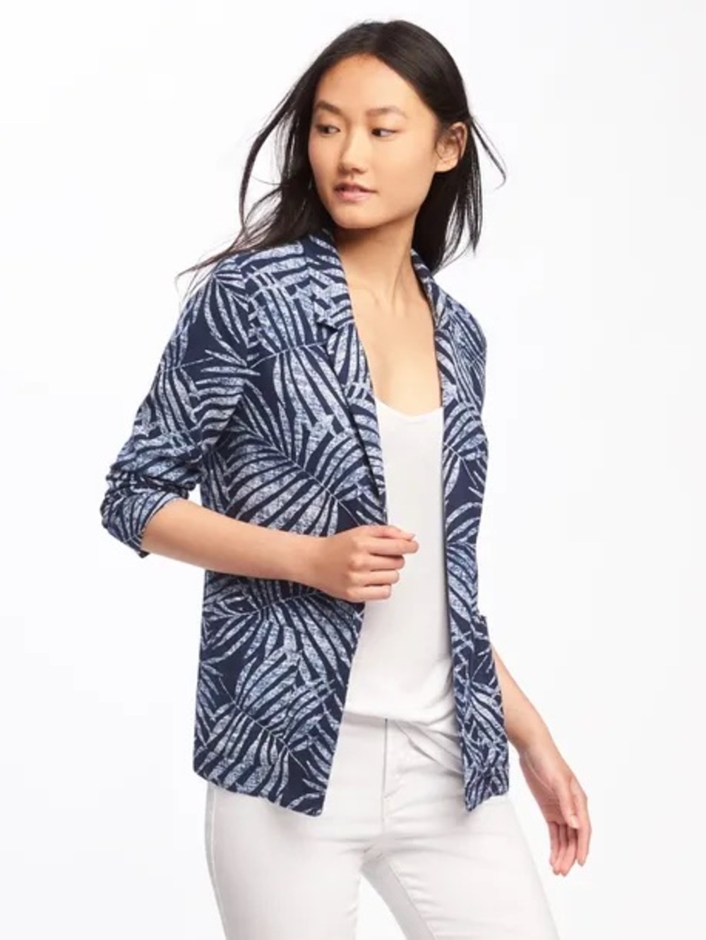 OLD NAVY linen blend jacket